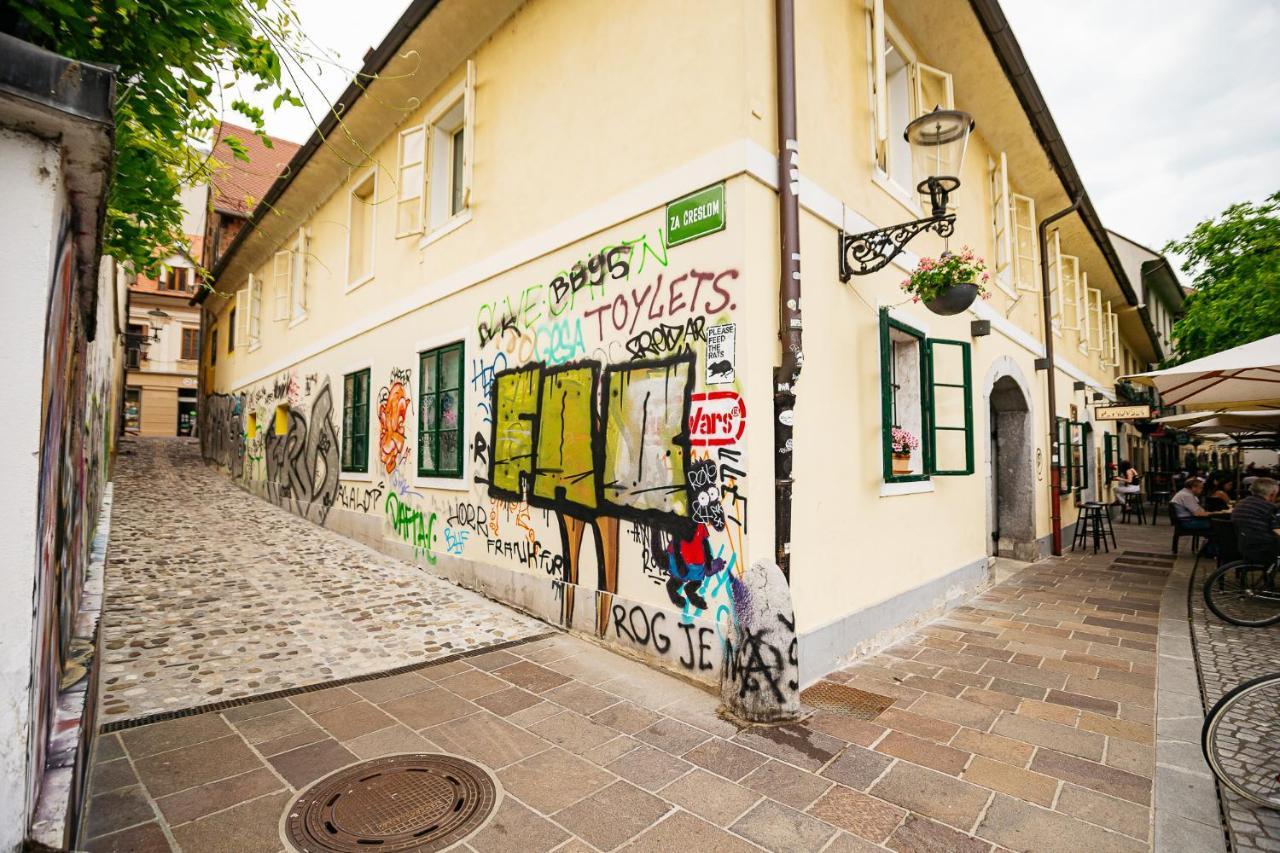 150 Steps To The Main Square Apartment Ljubljana Luaran gambar